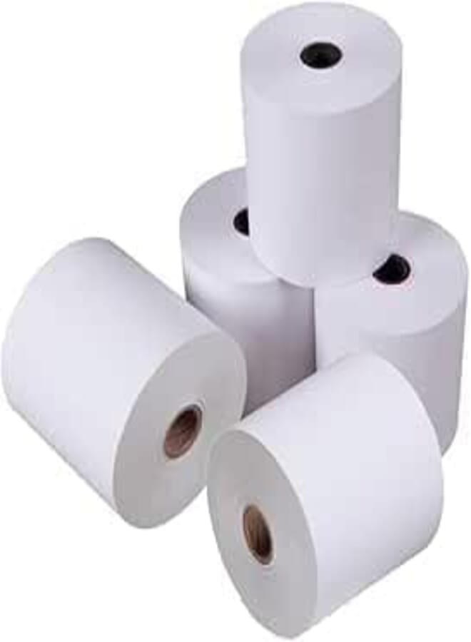 Thermal Paper Roll 80 mm for Cashier Printer (80 Meter) Pack Of (5)